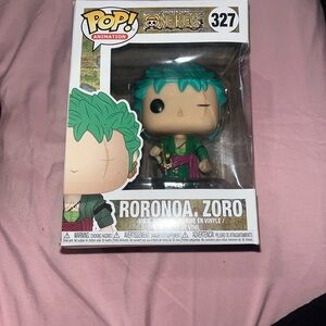 Funko Roronoa Zoro Vinyl Figure - Green Hair, Purple Sash